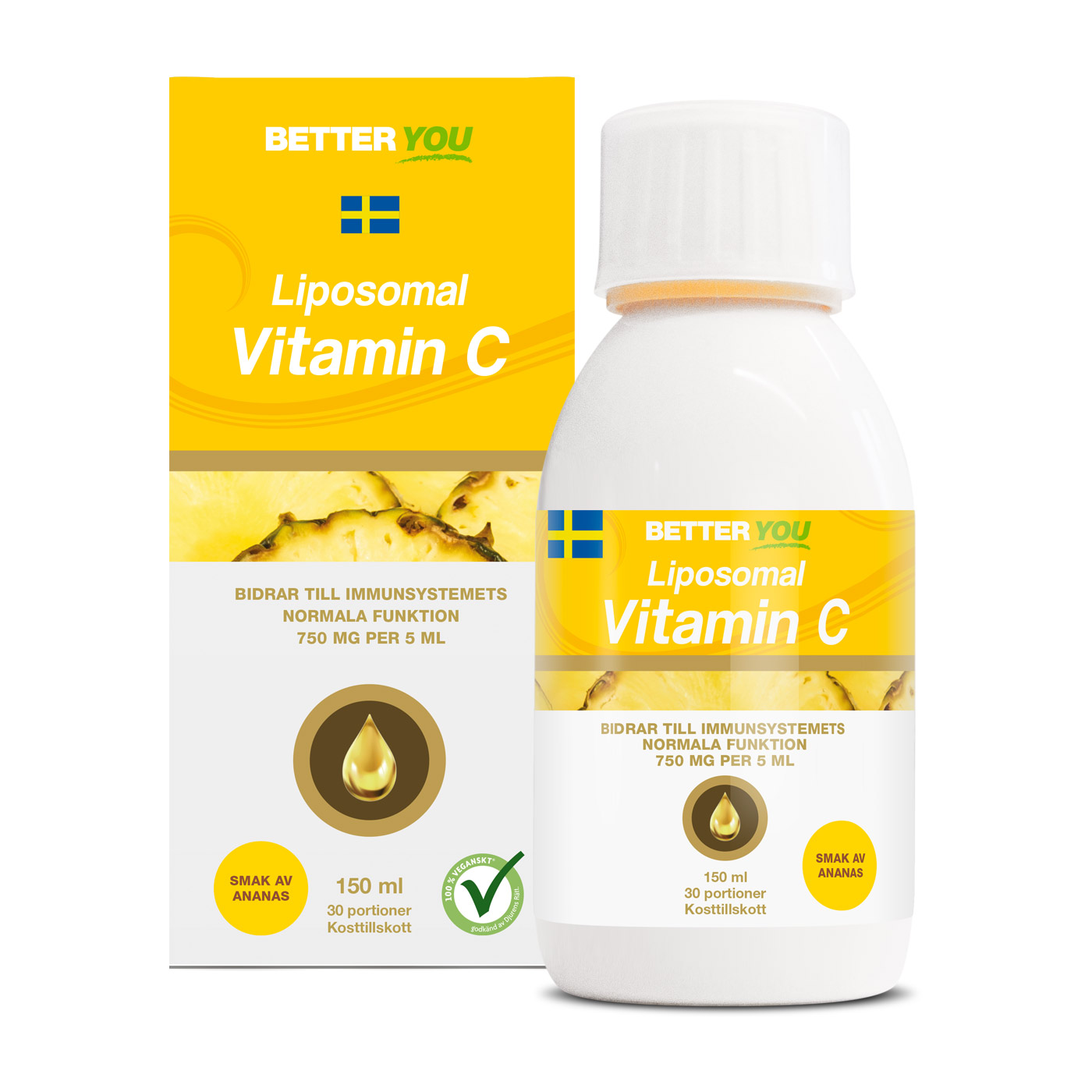 Liposomal Vitamin C en nyhet från Better You Livets